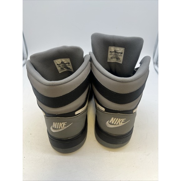 Nike Prestige IV High Size 10.5 Gray Black Basketball Sneakers Shoes 584614-012 - Picture 3 of 10